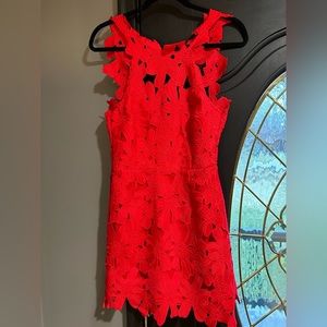 Free People red flower dress